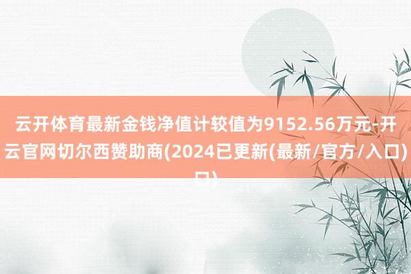 云开体育最新金钱净值计较值为9152.56万元-开云官网切尔西赞助商(2024已更新(最新/官方/入口)