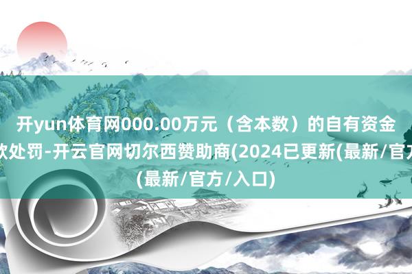开yun体育网000.00万元（含本数）的自有资金进行现款处罚-开云官网切尔西赞助商(2024已更新(最新/官方/入口)