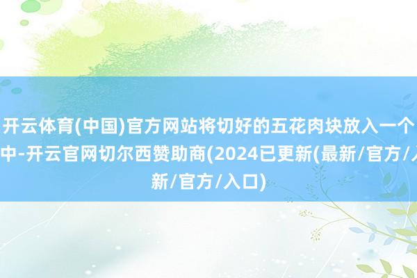 开云体育(中国)官方网站将切好的五花肉块放入一个大碗中-开云官网切尔西赞助商(2024已更新(最新/官方/入口)