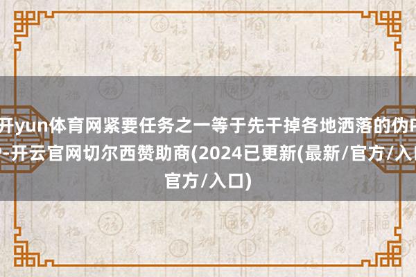 开yun体育网紧要任务之一等于先干掉各地洒落的伪P2P-开云官网切尔西赞助商(2024已更新(最新/官方/入口)