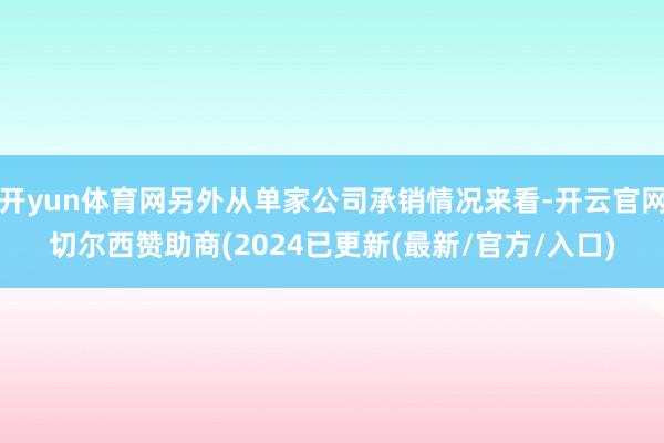 开yun体育网另外从单家公司承销情况来看-开云官网切尔西赞助商(2024已更新(最新/官方/入口)