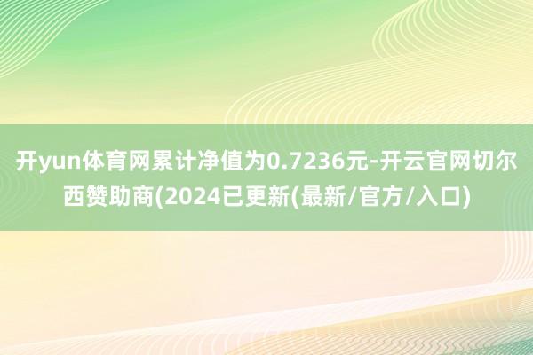 开yun体育网累计净值为0.7236元-开云官网切尔西赞助商(2024已更新(最新/官方/入口)