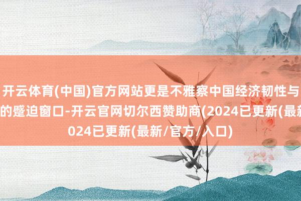 开云体育(中国)官方网站更是不雅察中国经济韧性与社会贬责才能的蹙迫窗口-开云官网切尔西赞助商(2024已更新(最新/官方/入口)